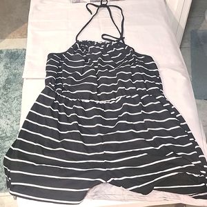 Cotton tie in the front romper